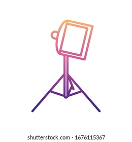 light for photography nolan icon. Simple thin line, outline vector of Spotlight icons for ui and ux, website or mobile application