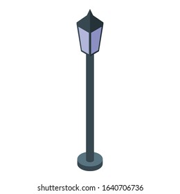 Light pillar icon. Isometric of light pillar vector icon for web design isolated on white background