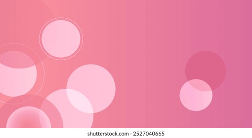 Light pink abstract background with circle theme