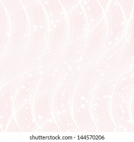 light pink abstract background with lines and dots