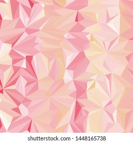 light pink abstract geometric background. triangular design. polygonal style