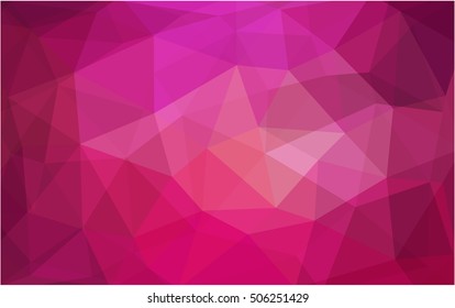 Light pink abstract mosaic background. Glitter abstract illustration with an elegant design. A completely new design for your business.