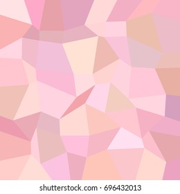 Light pink abstract polygon mosaic pattern background - polygonal vector design from rectangles