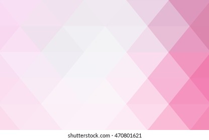 Light pink abstract polygonal template. A vague abstract illustration with gradient. A completely new template for your business design.