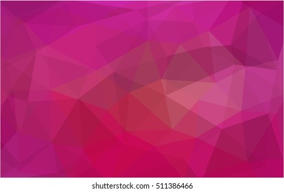 Light pink abstract polygonal template. A vague abstract illustration with gradient. A completely new template for your business design.