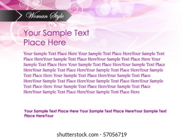 Light pink background