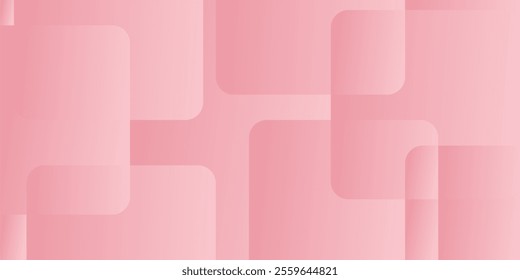A light pink background with overlapping squares  and geometric square pattern design