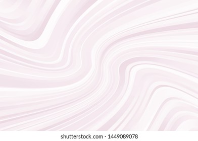 Light pink background with twisted wavy lines. Abstract pattern with dynamic, motion effect for covers, web banners, posters, cards. Vector illustration