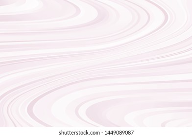 Light pink background with twisted wavy lines. Abstract pattern with dynamic, motion effect for covers, web banners, posters, cards. Vector illustration