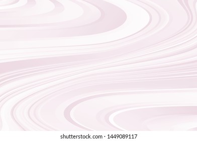Light pink background with twisted wavy lines. Abstract pattern with dynamic, motion effect for covers, web banners, posters, cards. Vector illustration