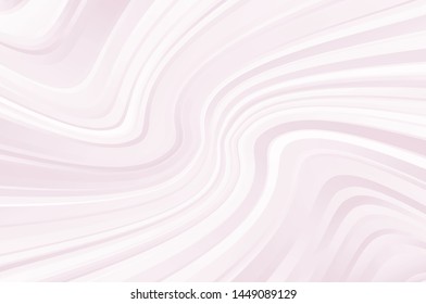Light pink background with twisted wavy lines. Abstract pattern with dynamic, motion effect for covers, web banners, posters, cards. Vector illustration