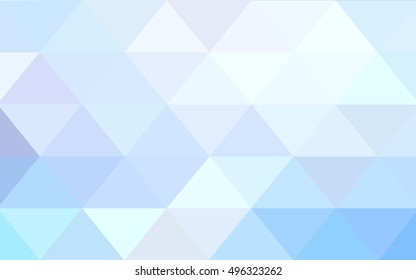 Light pink, blue abstract mosaic background. Modern geometrical abstract illustration with gradient. A completely new design for your business.