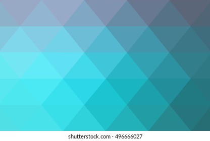 Light pink, blue abstract mosaic template. Geometric illustration in Origami style with gradient.  The template can be used as a background for cell phones.