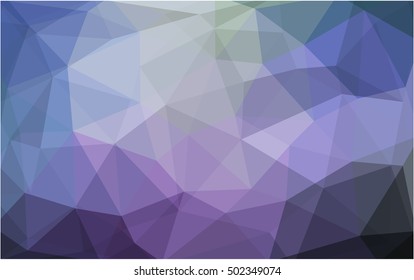 Light pink, blue abstract mosaic pattern. Creative illustration in halftone style with gradient. A new texture for your design.