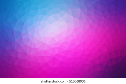 Light pink, blue abstract mosaic template. A vague abstract illustration with gradient. A new texture for your design.