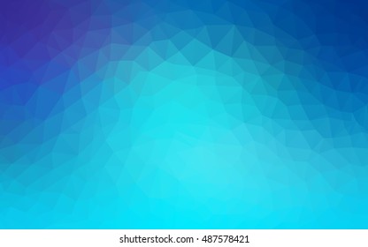 Light pink, blue abstract polygonal template. Creative geometric illustration in Origami style with gradient. The completely new template can be used for your brand book.