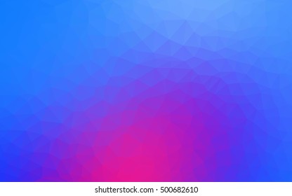 Light pink, blue abstract polygonal pattern. A sample with polygonal shapes. Brand-new style for your business design.
