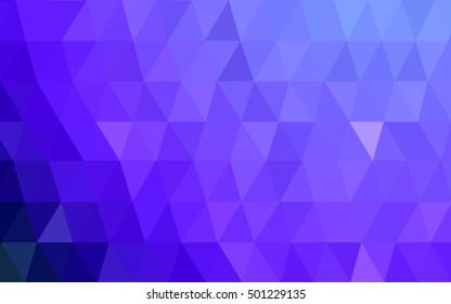 Light pink, blue abstract polygonal pattern. A vague abstract illustration with gradient. The completely new template can be used for your brand book.