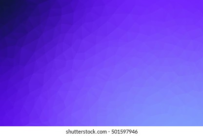 Light pink, blue abstract polygonal pattern. An elegant bright illustration with gradient. The best triangular design for your business.