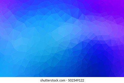 Light pink, blue abstract polygonal background. A vague abstract illustration with gradient. A completely new design for your business.