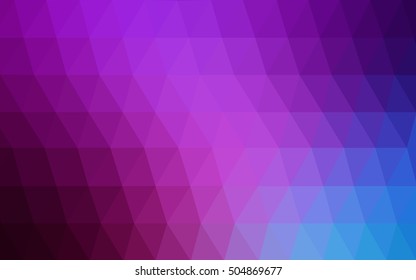 Light pink, blue abstract polygonal background. Creative illustration in halftone style with gradient. Brand-new design for your business.