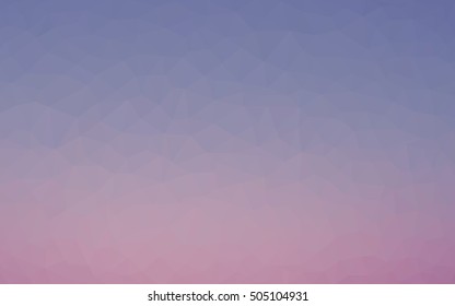Light pink, blue abstract polygonal pattern. A completely new color illustration in a vague style. Brand-new style for your business design.