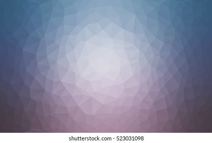 Light pink, blue abstract polygonal background. Modern geometrical abstract illustration with gradient. Brand-new design for your business.