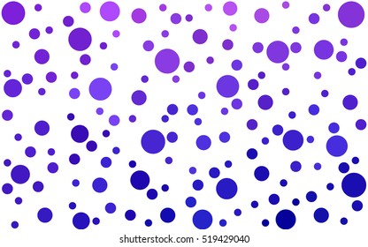 Light Pink Blue abstract seamless pattern with circles. Geometry pattern for fabric. Textile background. Stock vector.