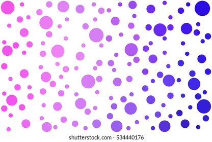 Light Pink Blue abstract seamless pattern with circles. Geometry pattern for fabric. Textile background. Stock vector.