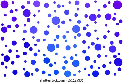 Light Pink Blue abstract seamless pattern with circles. Geometry pattern for fabric. Textile background. Stock vector.