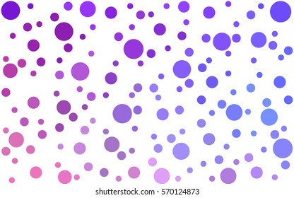 Light Pink Blue abstract seamless pattern with circles. Geometry pattern for fabric. Textile background. Stock vector.