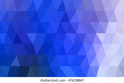 Light pink, blue blurry triangle background. A sample with polygonal shapes. Brand-new style for your business design.
