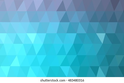 Light pink, blue blurry triangle background. Brand-new colored illustration in blurry style with gradient. Triangular pattern for your business design.