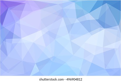 Light pink, blue blurry triangle background. A vague abstract illustration with gradient. The template can be used as a background for cell phones.