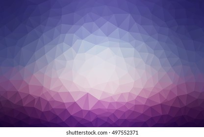 Light pink, blue blurry triangle pattern. A completely new color illustration in a vague style. The textured pattern can be used for background.