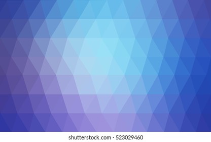 Light pink, blue blurry triangle pattern. An elegant bright illustration with gradient. The textured pattern can be used for background.