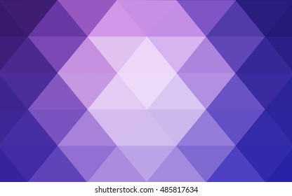 Light pink, blue low poly template. Colorful illustration in abstract style with gradient. Brand-new design for your business.