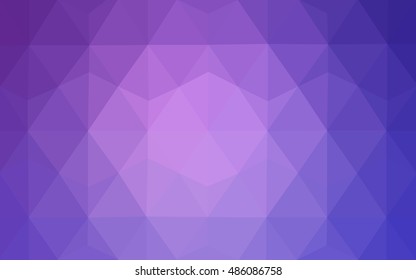 Light pink, blue low poly pattern. Colorful illustration in abstract style with gradient. The completely new template can be used for your brand book.
