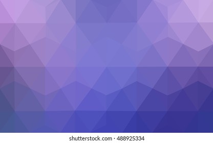 Light pink, blue low poly template. An elegant bright illustration with gradient. A new texture for your design.