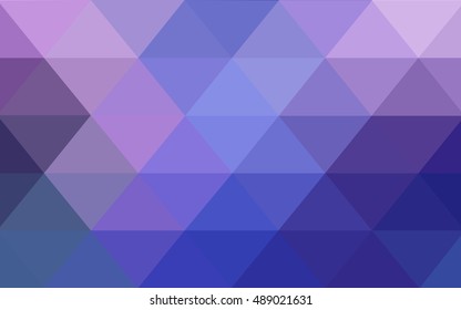 Light pink, blue low poly pattern. A sample with polygonal shapes. The template can be used as a background for cell phones.