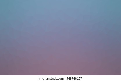 Light Pink Blue Low poly crystal background. Polygon design pattern. Low poly vector illustration, low polygon background.