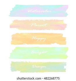 Light pink blue orange yellow love pastel banner