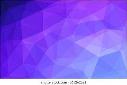 Light Pink Blue Pattern. Seamless triangular template. Geometric sample. Repeating routine with triangle shapes. Seamless texture for your design. Pattern can be used for background.