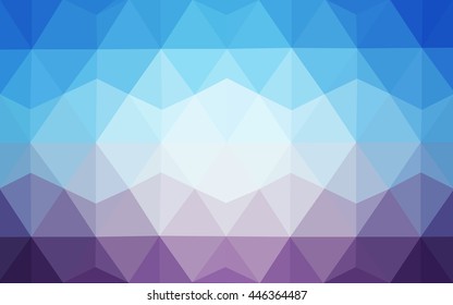 Light pink, blue polygon abstract pattern. A completely new color illustration in a vague style. The elegant pattern can be used as part of a brand book.