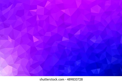 Light pink, blue polygon abstract pattern. A vague abstract illustration with gradient. The completely new template can be used for your brand book.