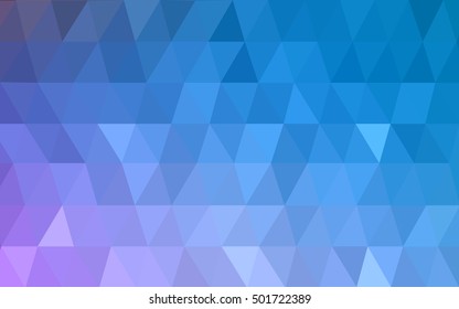 Light pink, blue polygon abstract background. A completely new color illustration in a vague style. Brand-new design for your business.