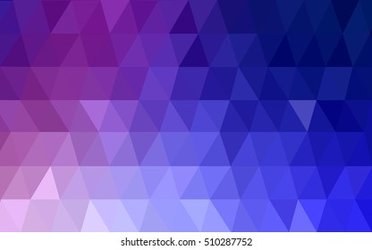 Light pink, blue polygon abstract pattern. Brand-new colored illustration in blurry style with gradient. Brand-new style for your business design.