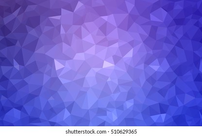 Light pink, blue polygon abstract pattern. Shining illustration, which consist of triangles. The textured pattern can be used for background.