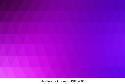Light pink, blue polygon abstract pattern. Creative illustration in halftone style with gradient. A new texture for your design.