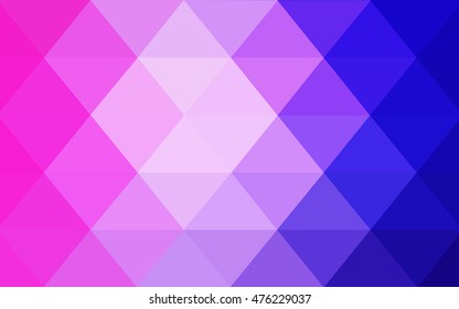 Light pink, blue polygonal background. Brand-new colored illustration in blurry style with gradient. The polygonal design can be used for your web site.